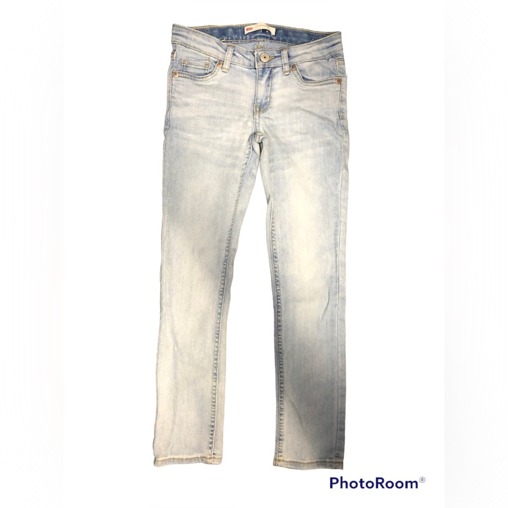 Girl’s Levi’s 711 Skinny Jeans Light Wash